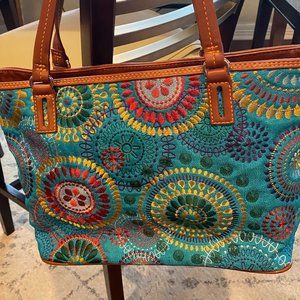 Cute turquoise tote